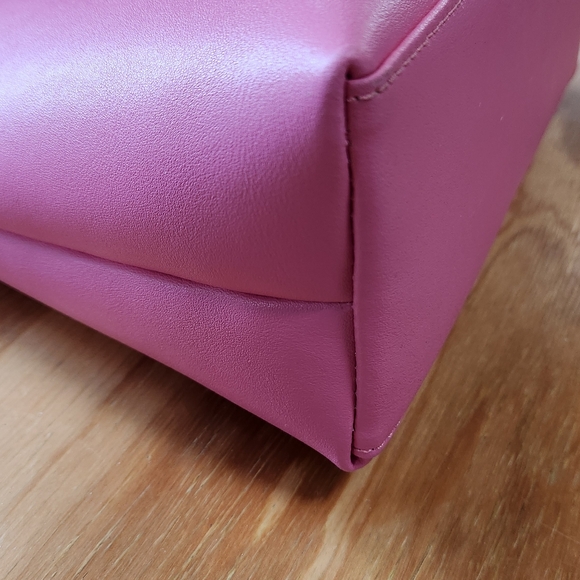 STAUD Pink Leather and PVC Shirley Bag - Picture 15 of 16